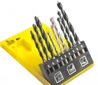 Набор сверл металл/бетон/дерево TopTOOLS 9 шт